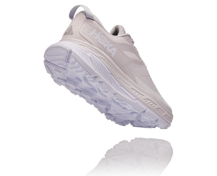 Trail Shoes Womens - Hoka One One Stinson Atr 6 - White - DHTXFZM-80